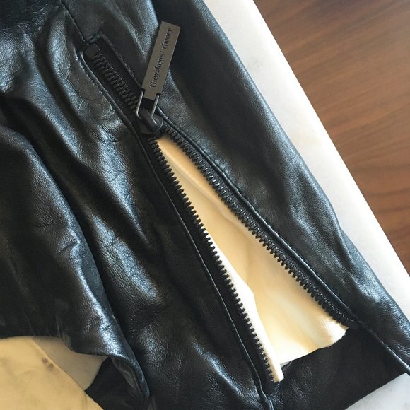 Theyskens' Theory Juji black leather jacket / blazer, size 2 / 36, 100% lamb - Picture 7 of 16